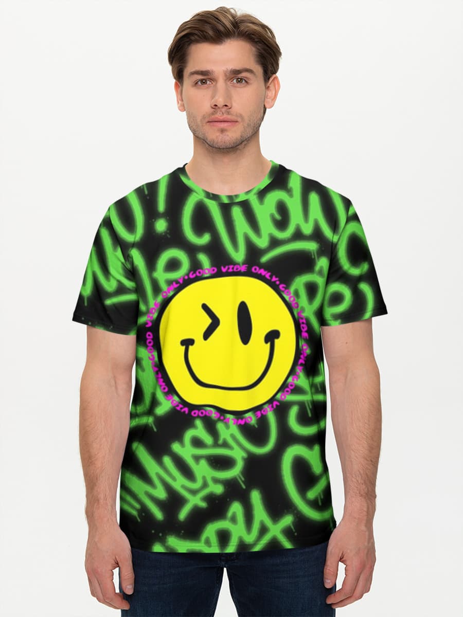 Men's basic cotton T-shirt