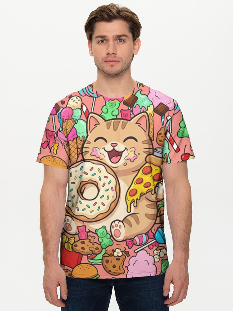 Men's basic cotton T-shirt