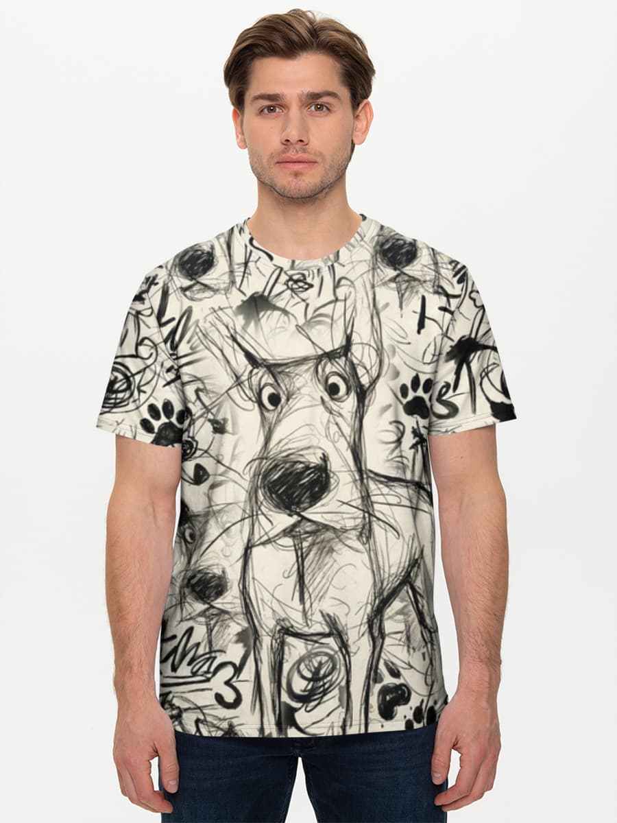 Men's basic cotton T-shirt