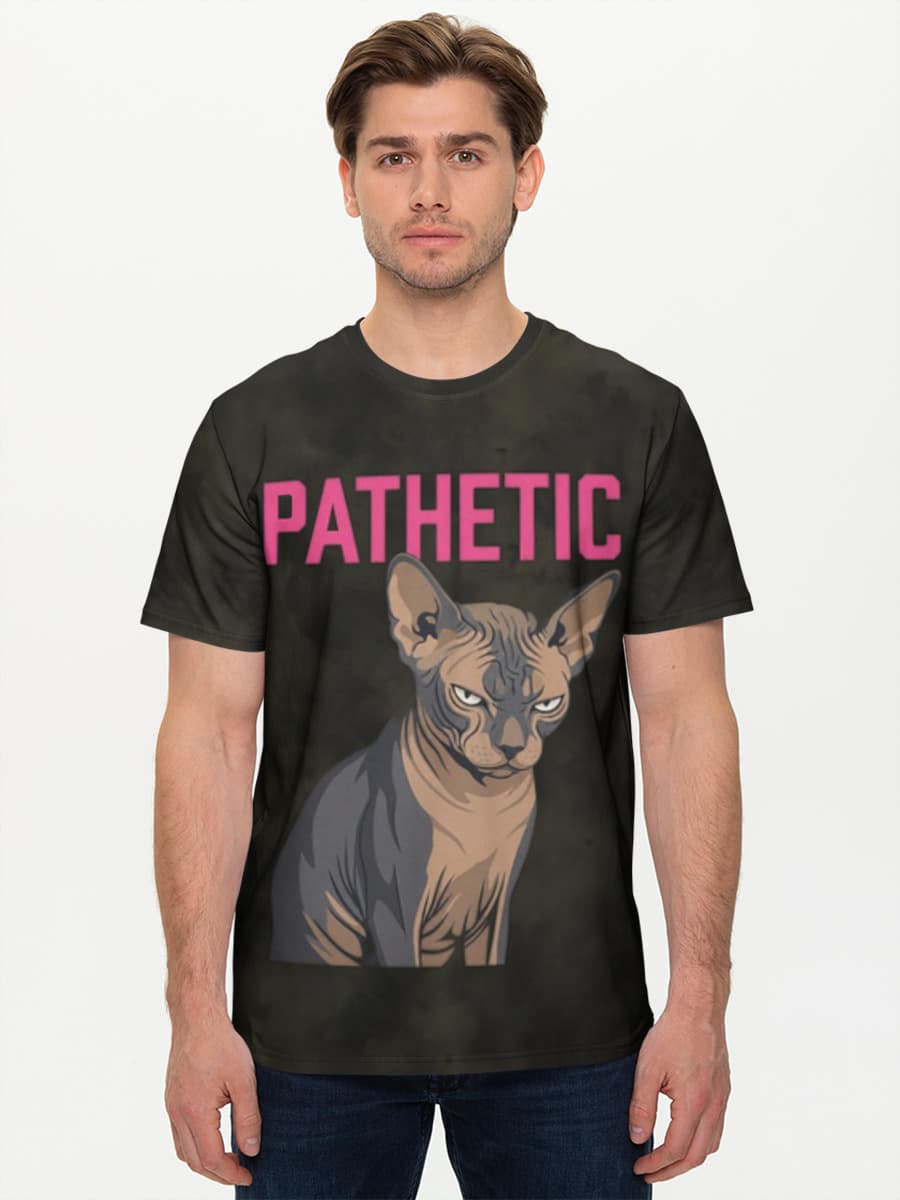 Pathetic Grumpy Sphynx Cat