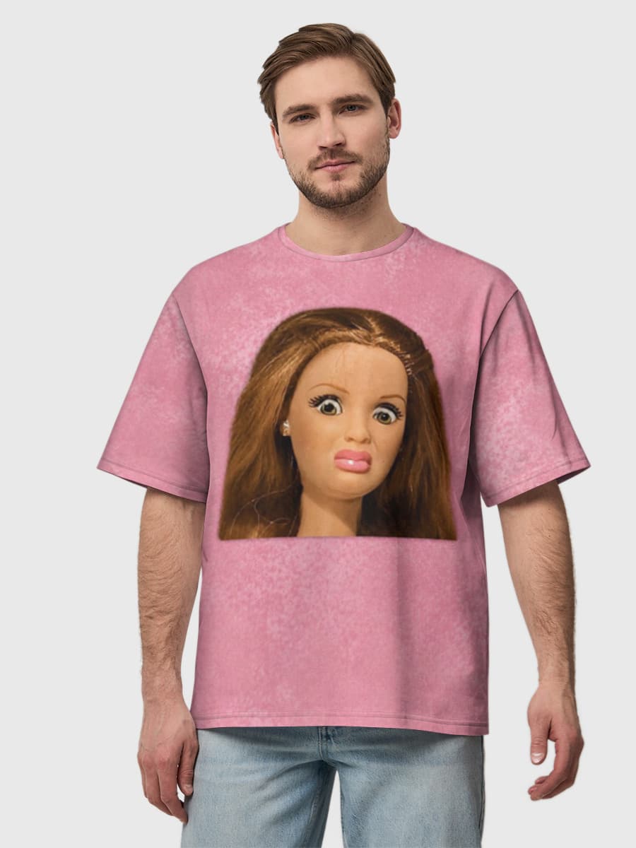 Men's oversized cotton T-shirt