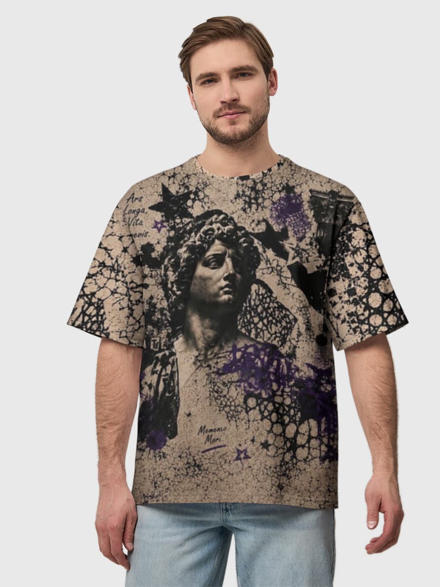 Men's oversized cotton T-shirt