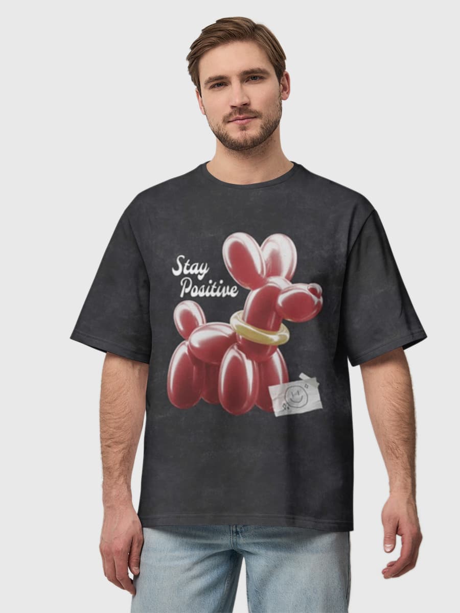 Stay Positive Balloon Dog