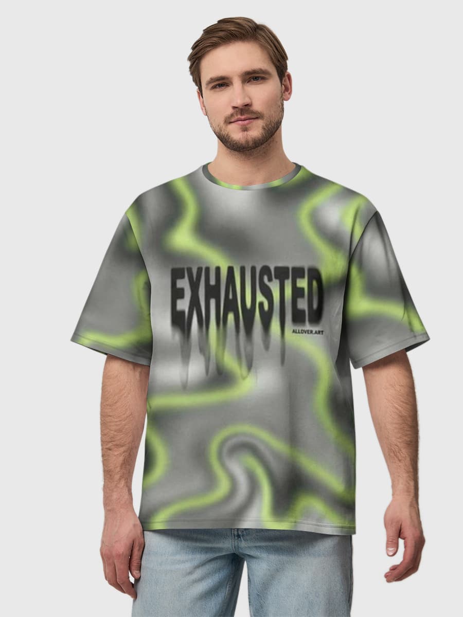 Men's oversized cotton T-shirt