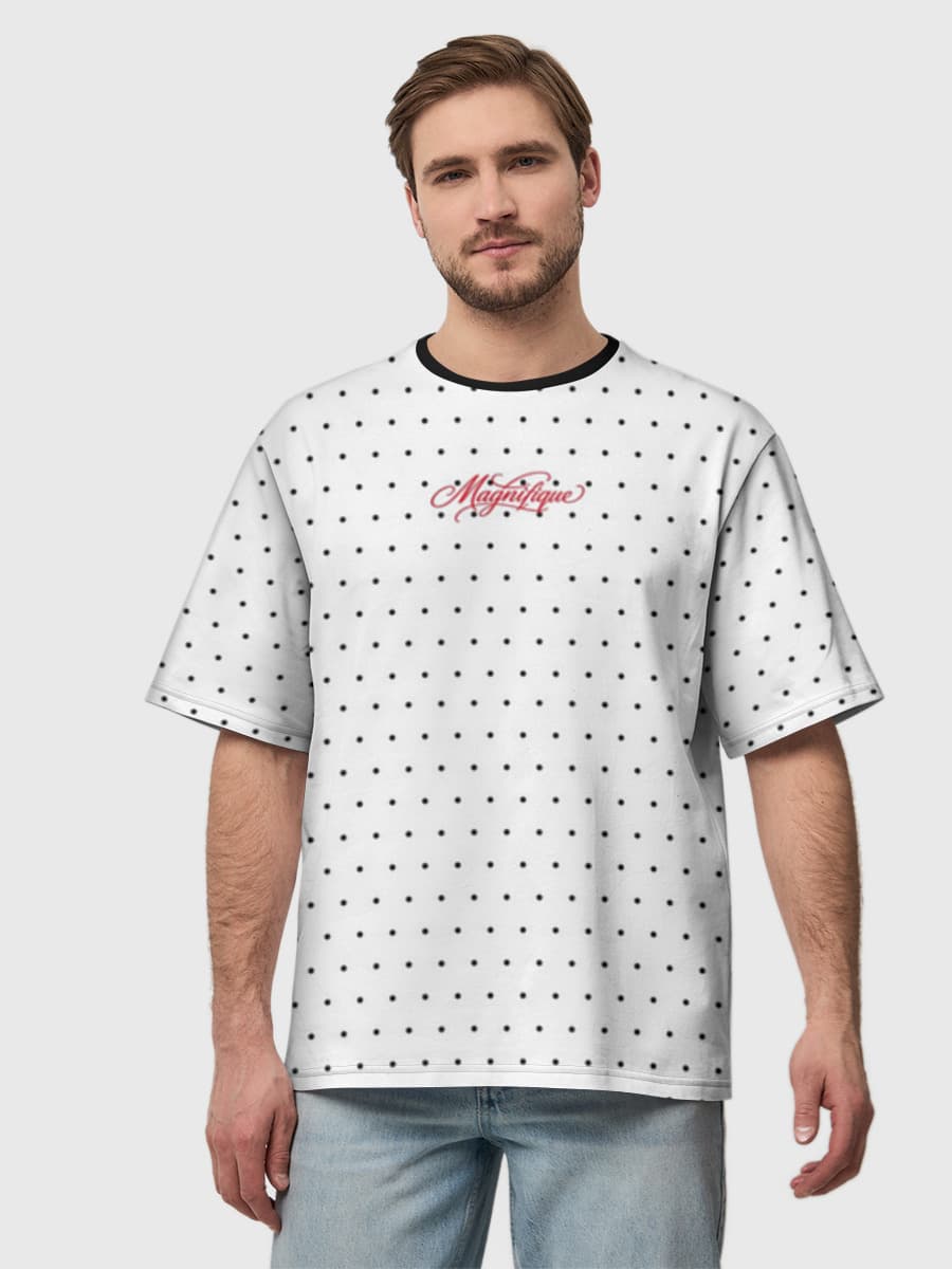 Men's oversized cotton T-shirt