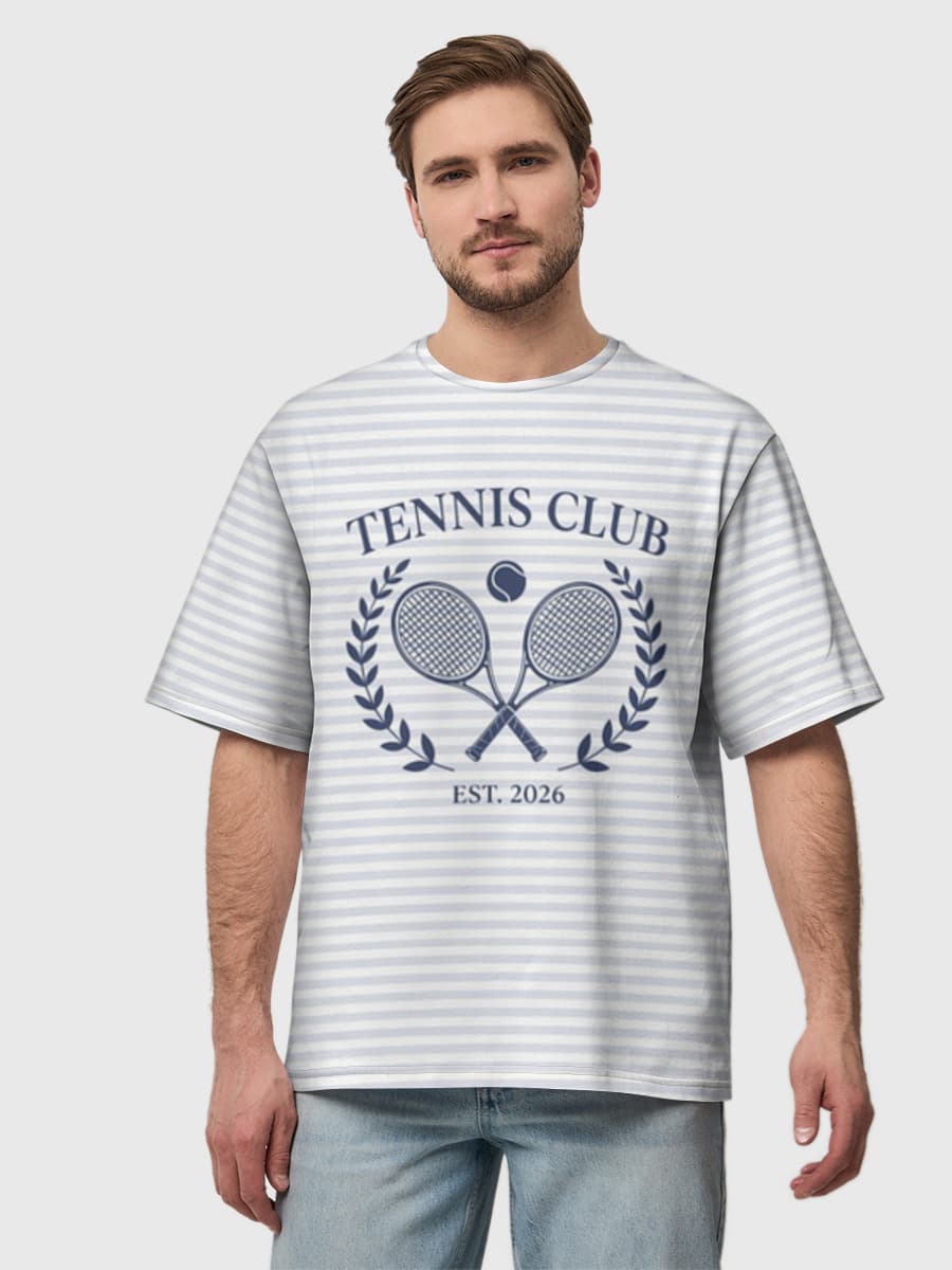 Men's oversized cotton T-shirt