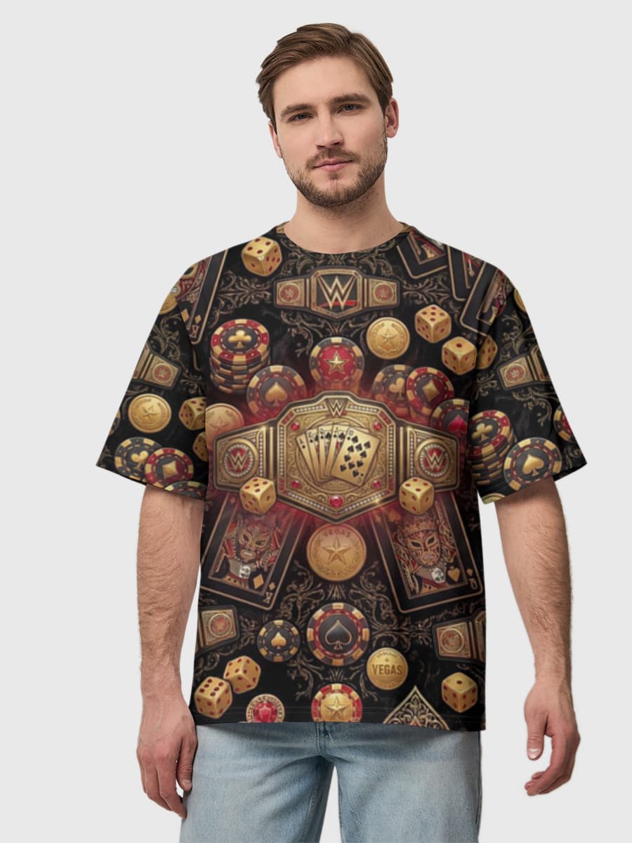 Men's oversized cotton T-shirt