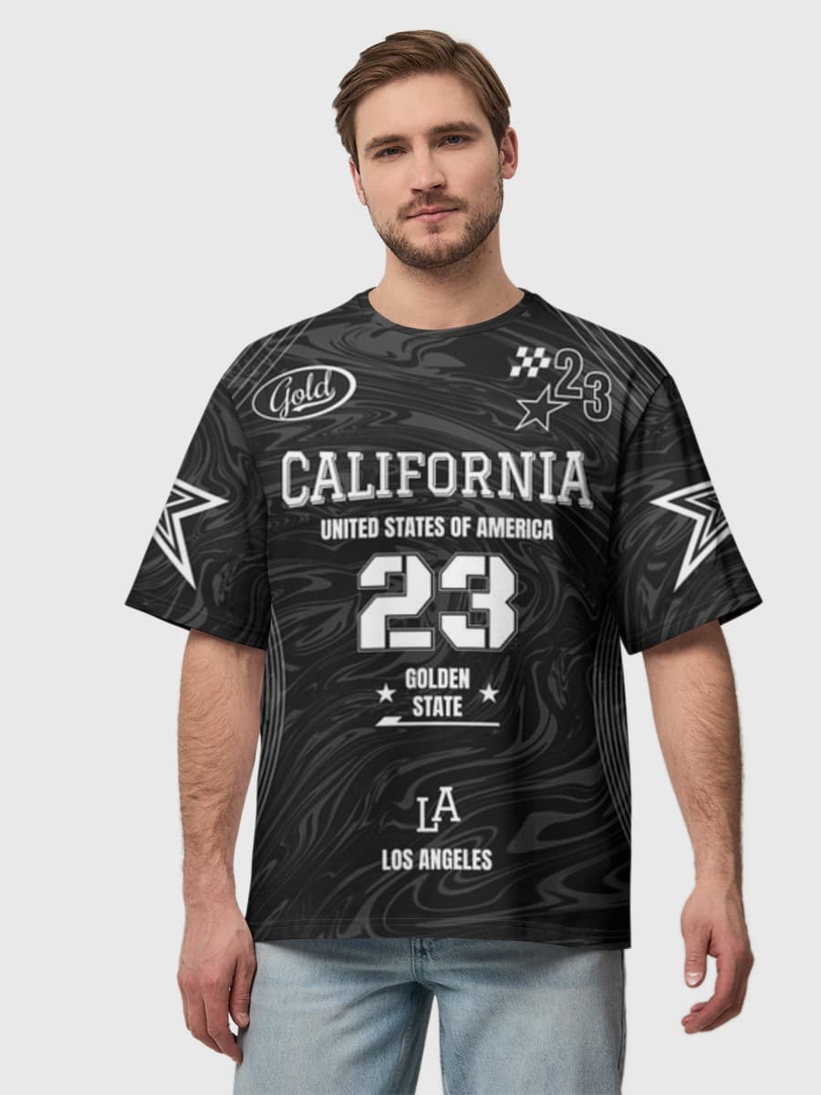 Men's oversized cotton T-shirt