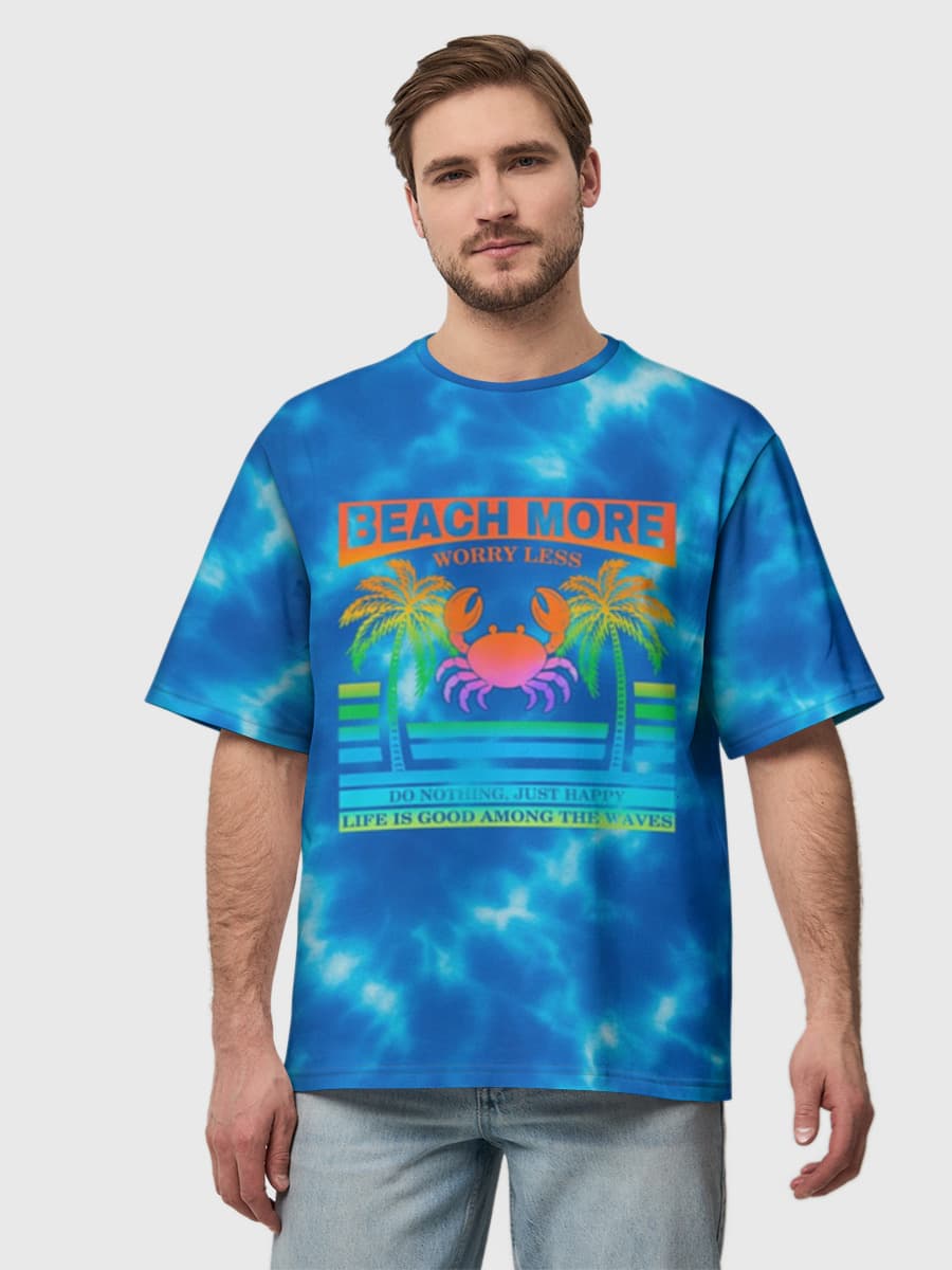 Men's oversized cotton T-shirt