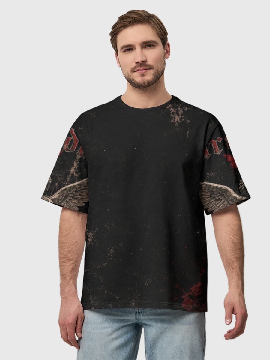 Men's oversized cotton T-shirt