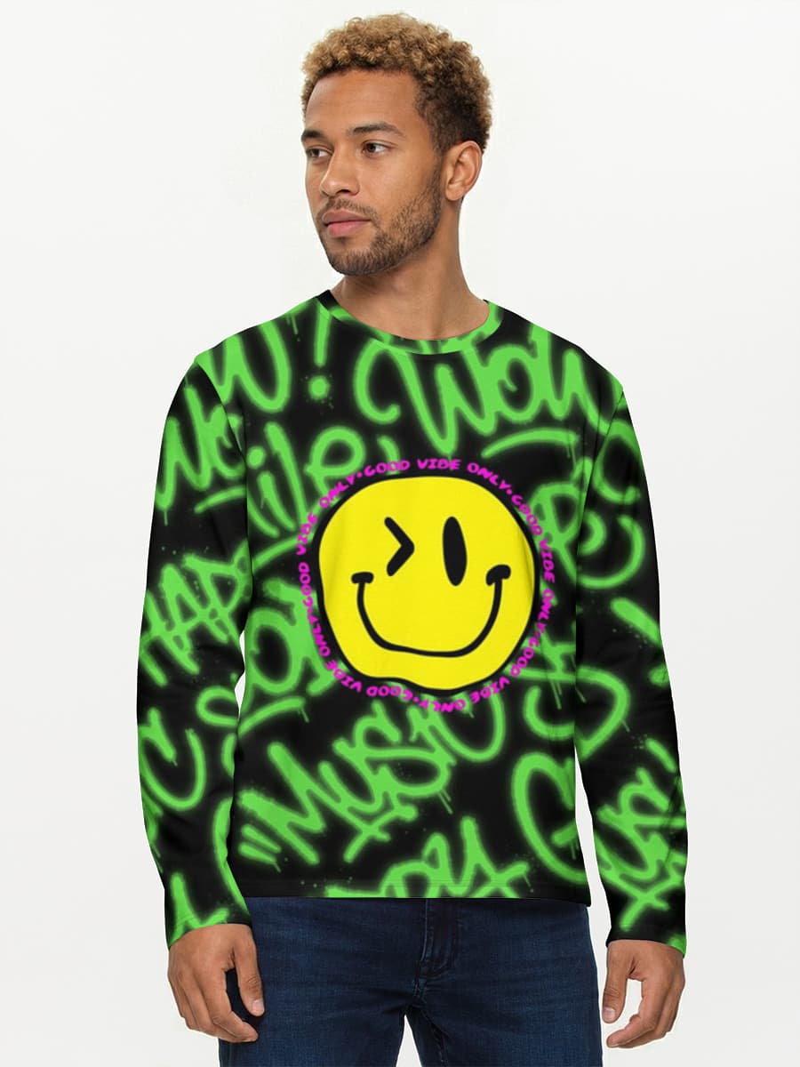 Men's cotton long sleeve shirt