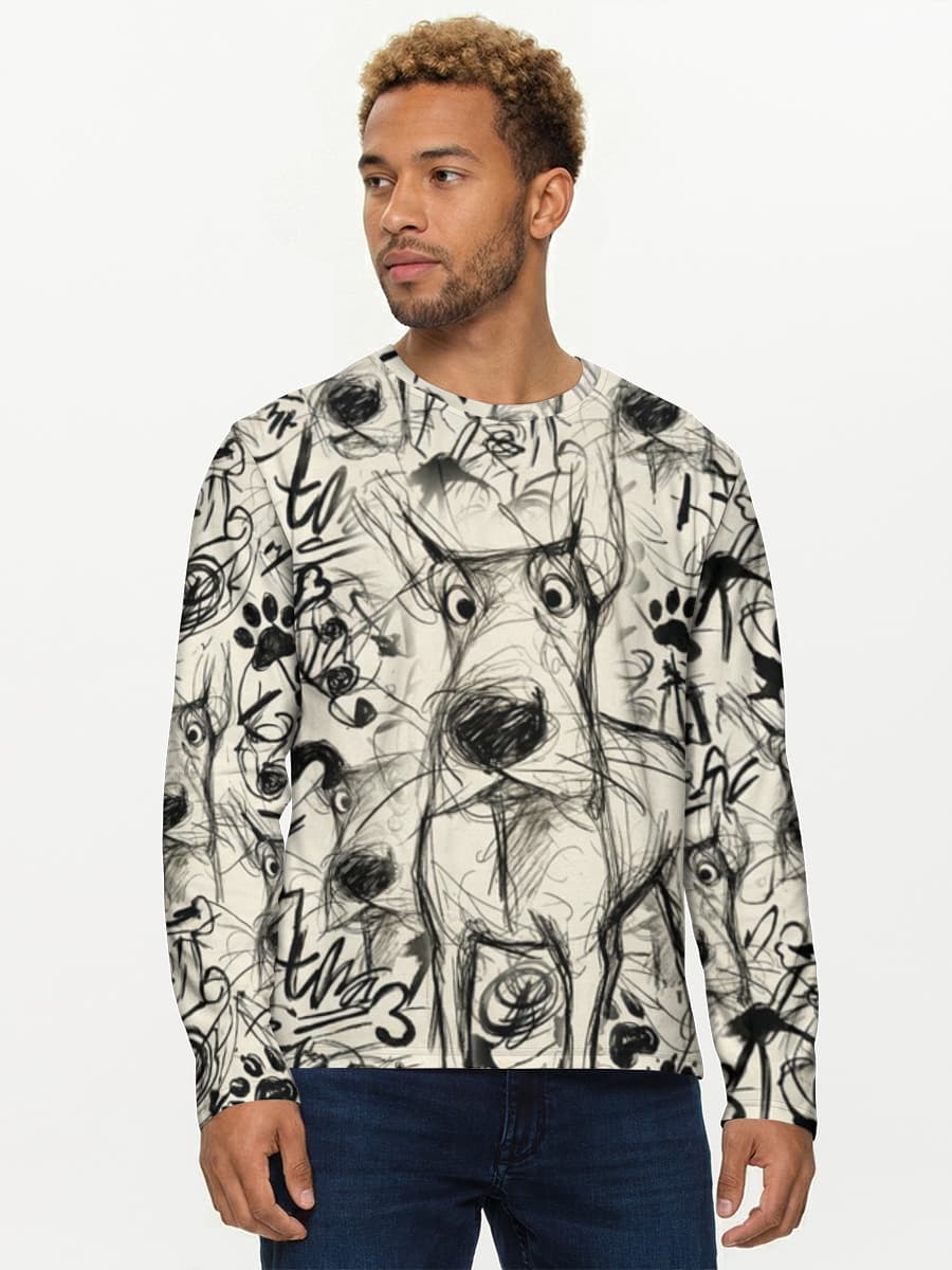 Men's cotton long sleeve shirt