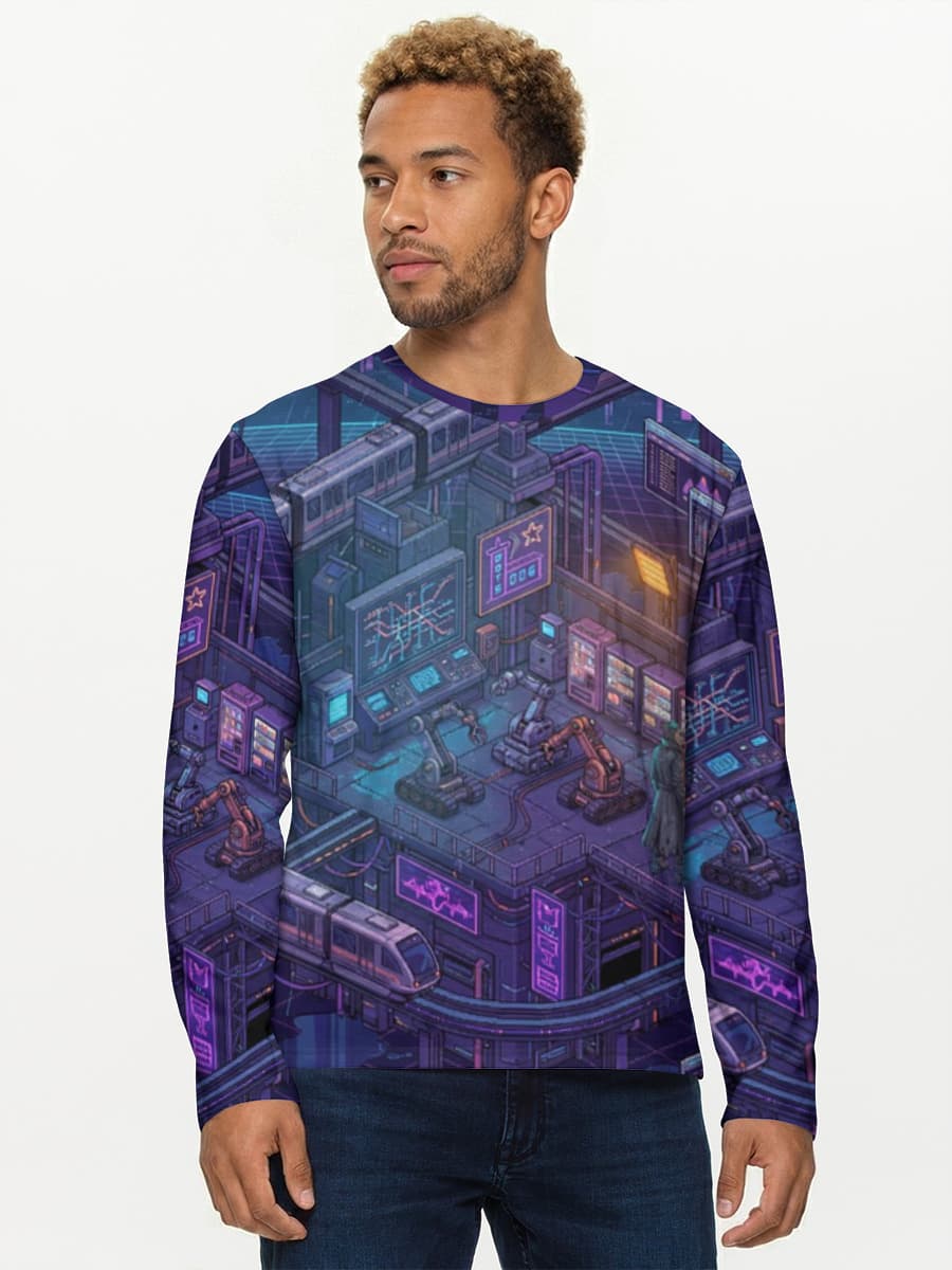 REPLACED — Neon Pixel Dystopia Retrofuture