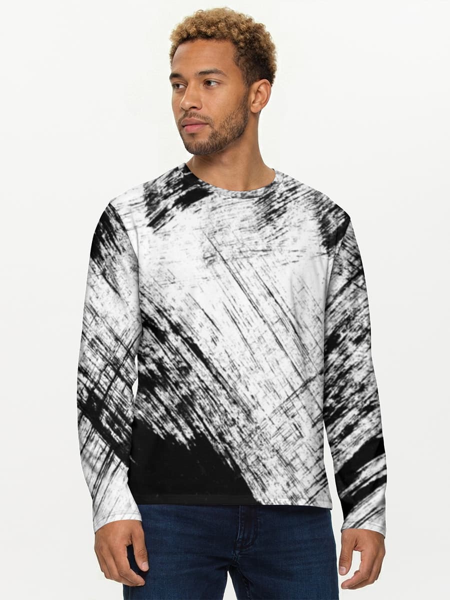 Abstract Ink Brushstrokes