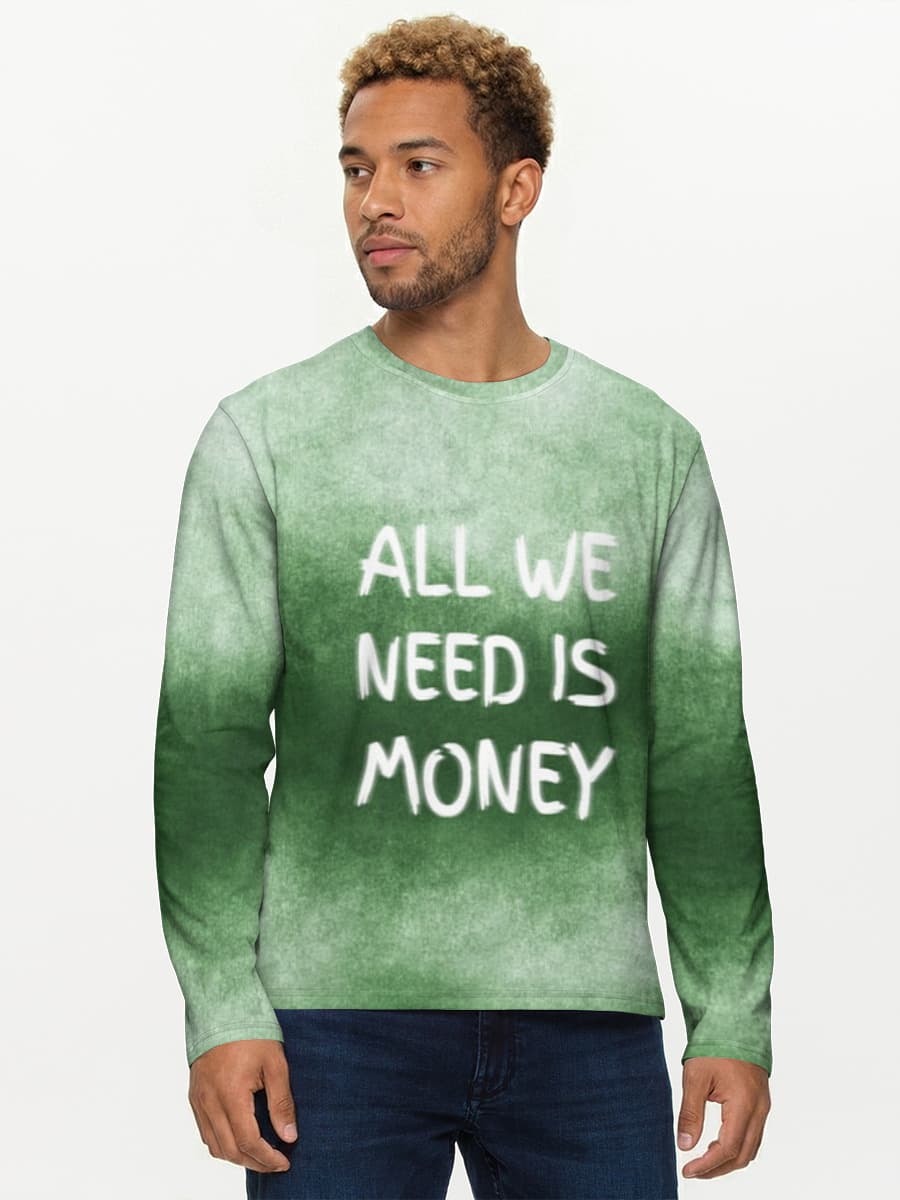 Men's cotton long sleeve shirt