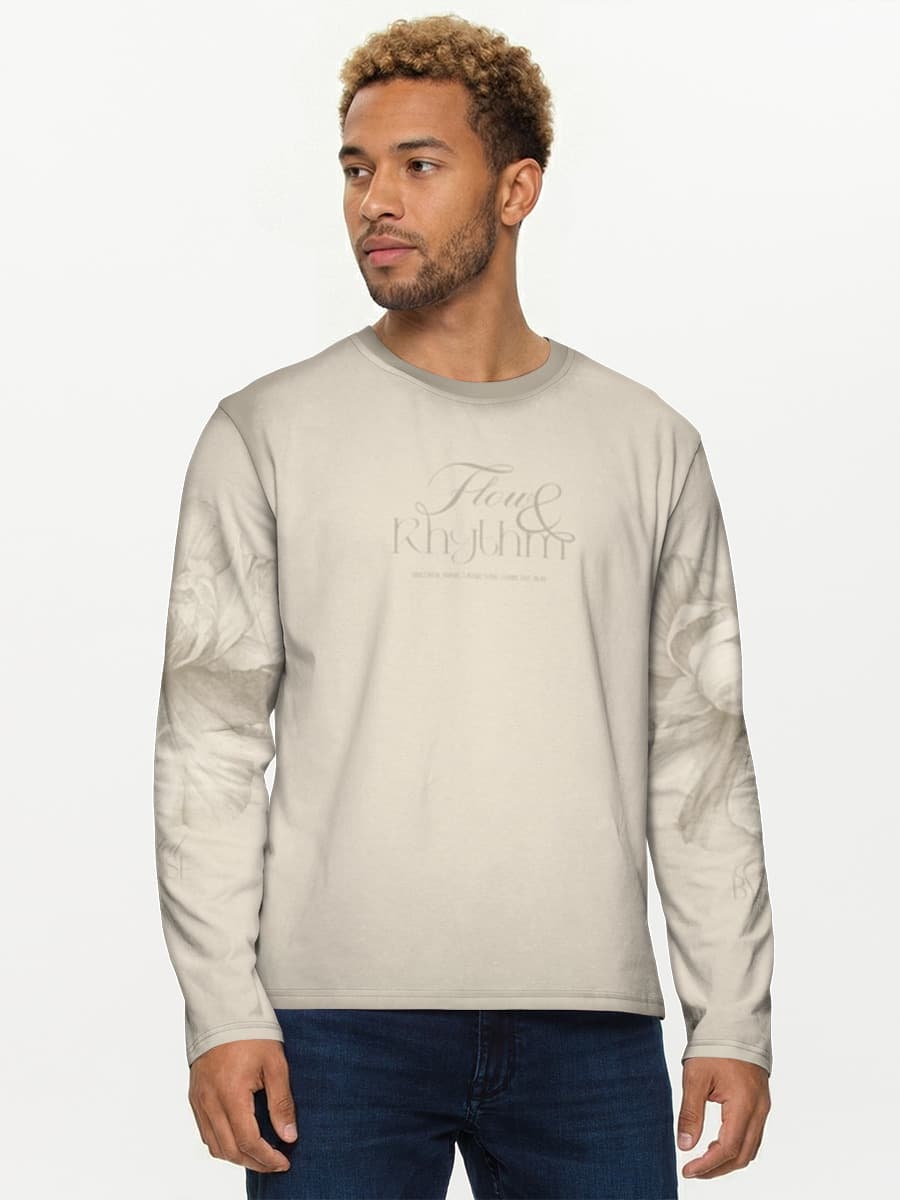 Men's cotton long sleeve shirt