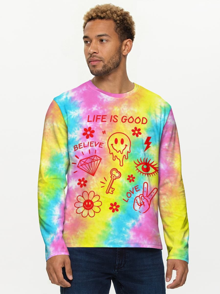 Men's cotton long sleeve shirt