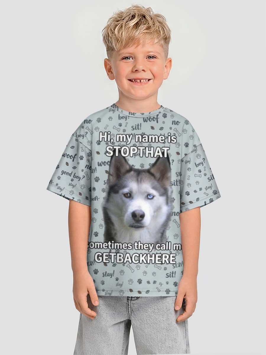 Children's T-shirt. Oversized