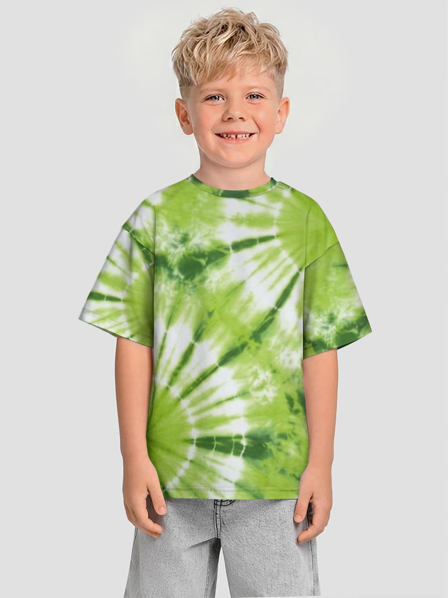 Kiwi Burst Tie-Dye Explosion