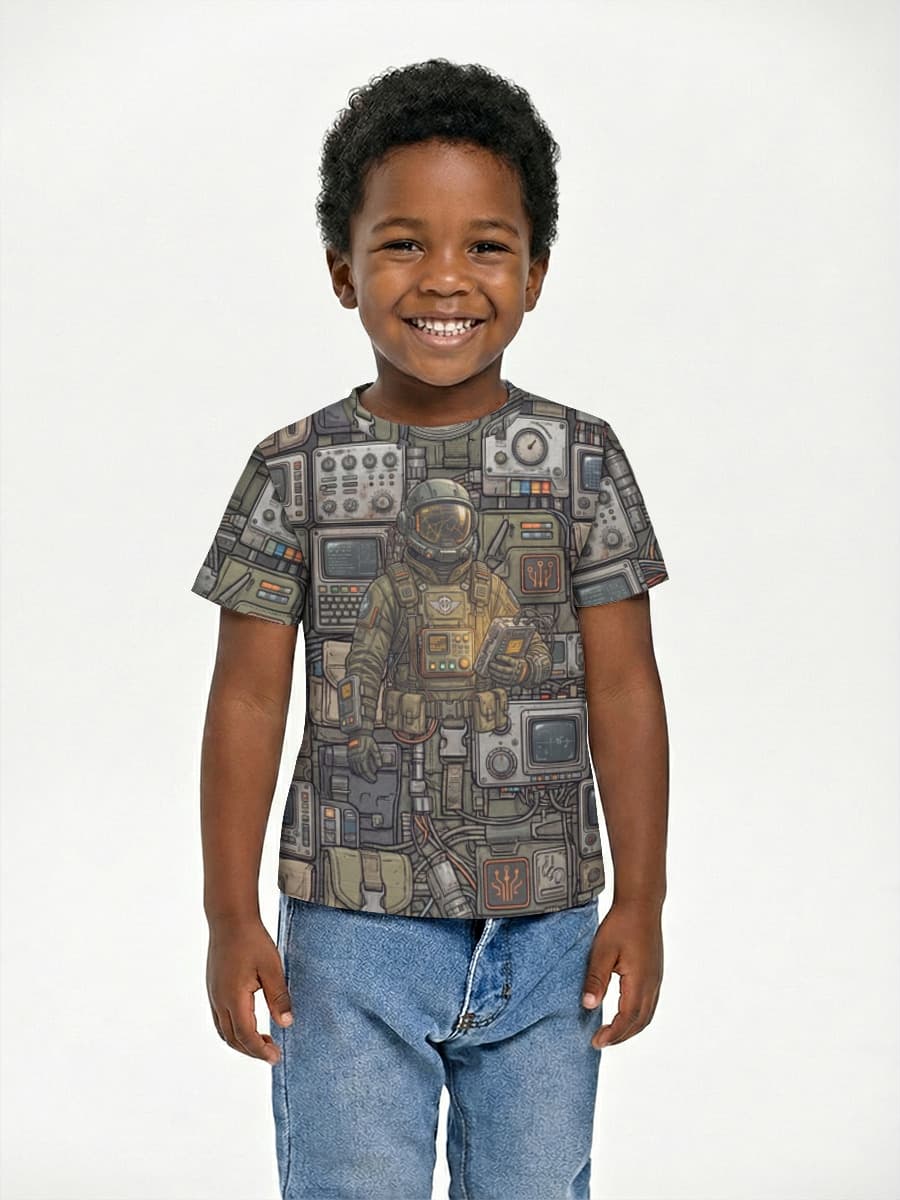 Children's cotton T-shirt (for boys. Copy)