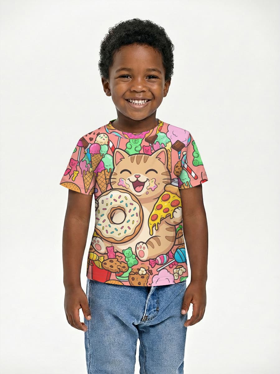 Children's cotton T-shirt (for boys. Copy)