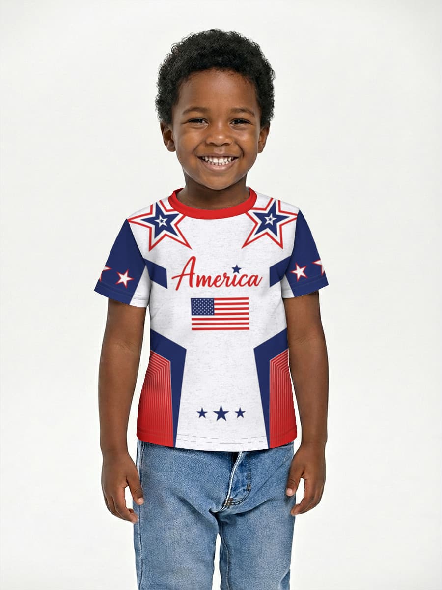 Children's cotton T-shirt (for boys. Copy)