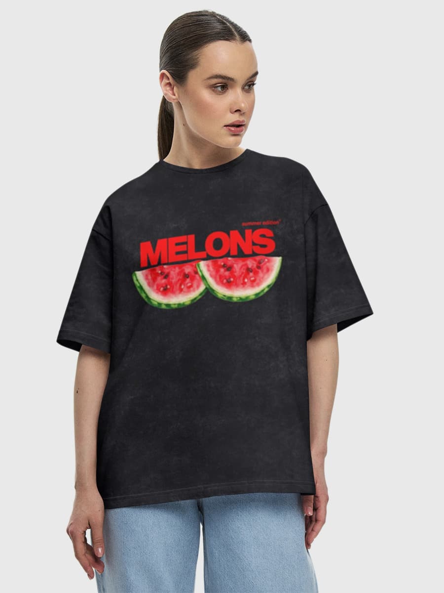 Women's oversized cotton T-shirt