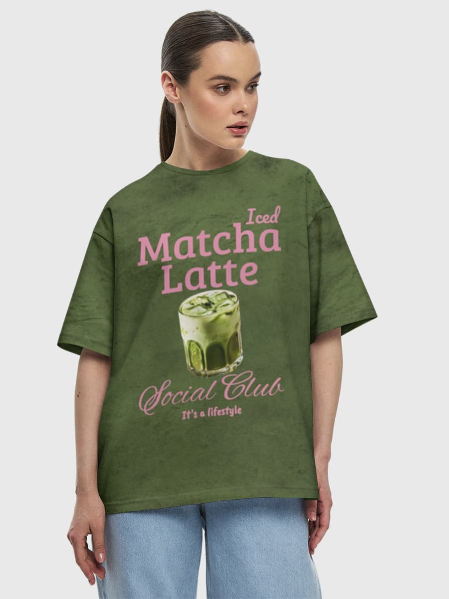 Iced Matcha Latte Social Club