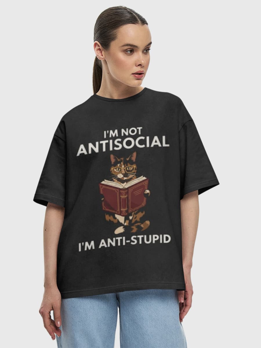 Antisocial Anti-Stupid Cat