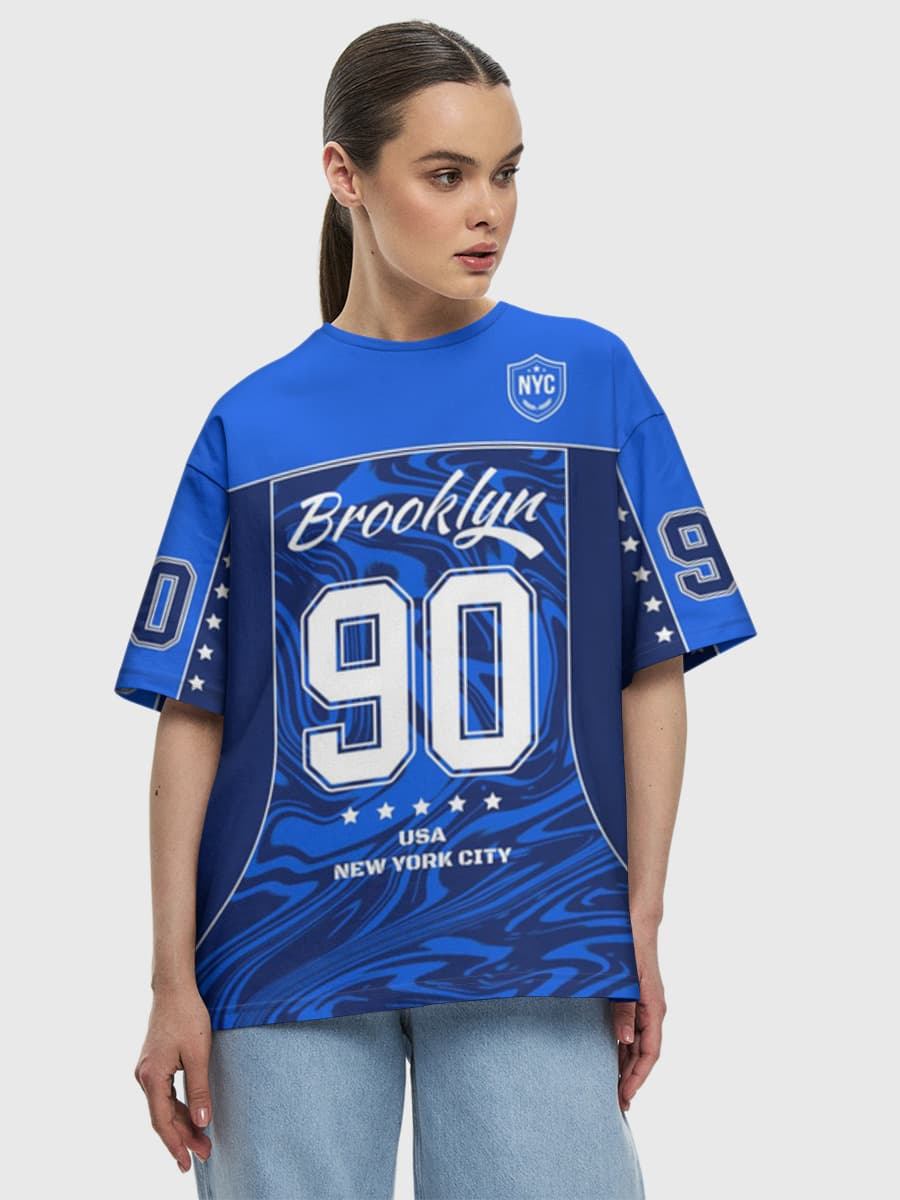 Women's oversized cotton T-shirt