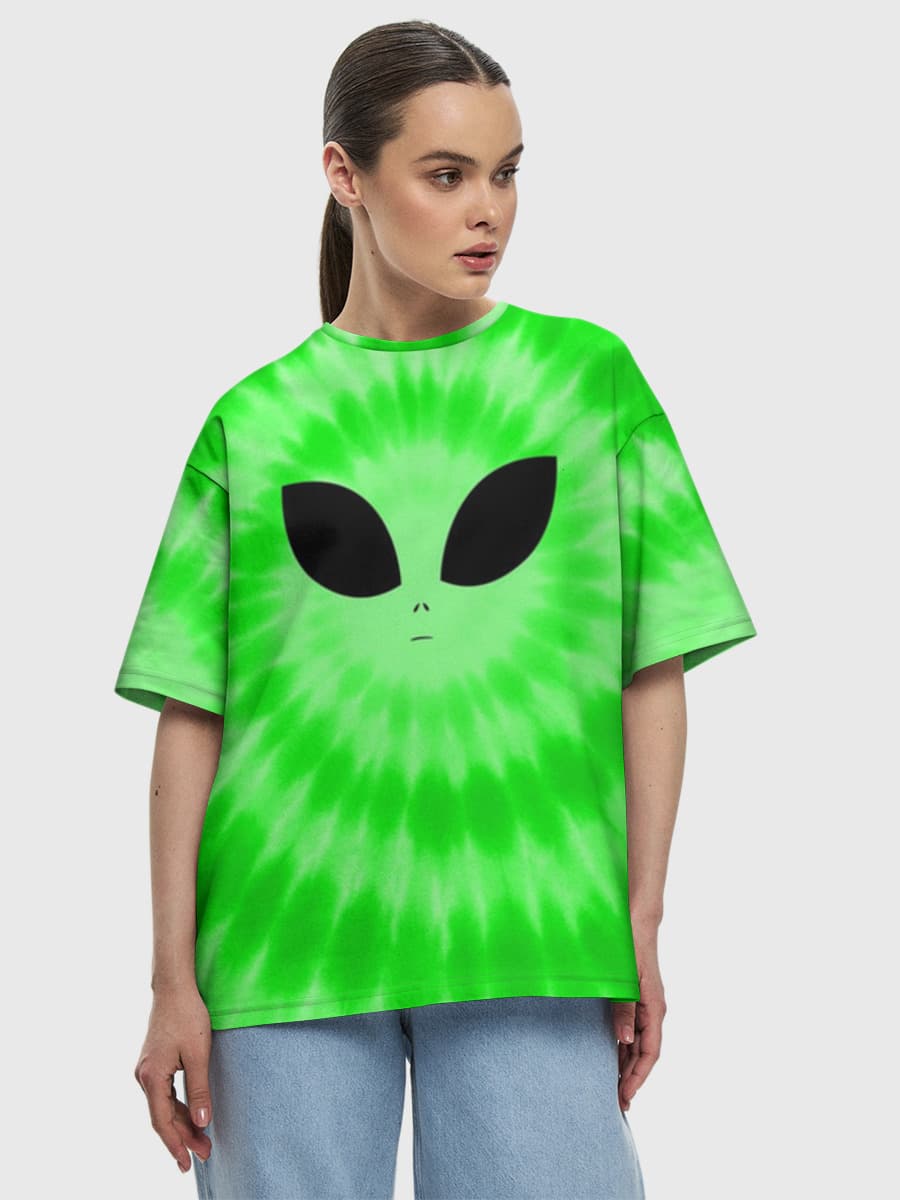 Women's oversized cotton T-shirt