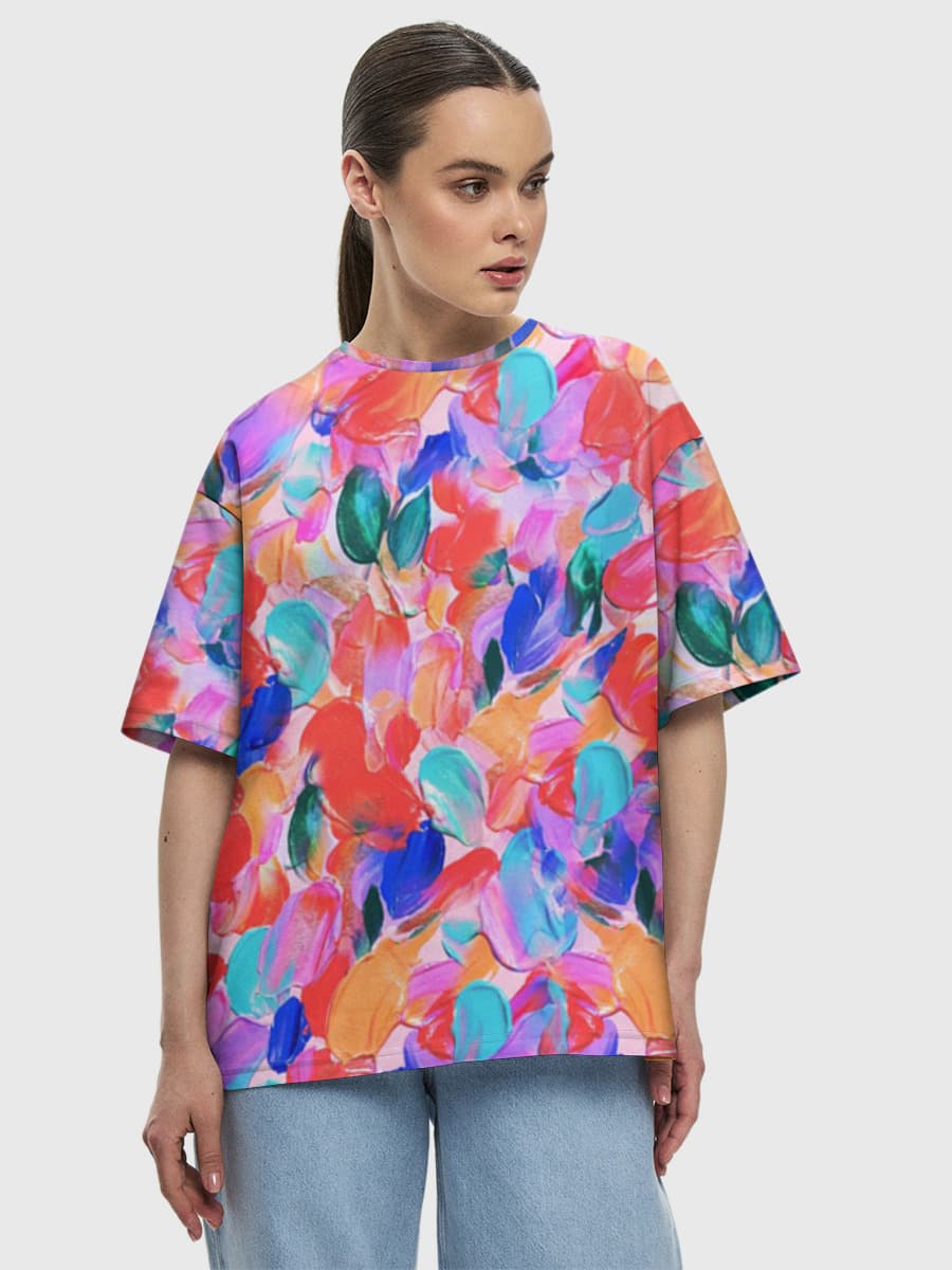 Vibrant Gouache Paint Strokes