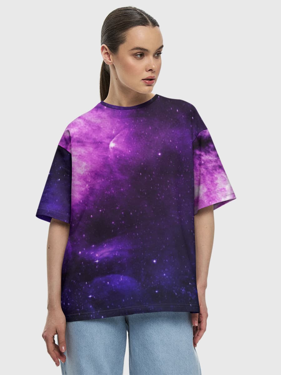 Purple Nebula Starfield