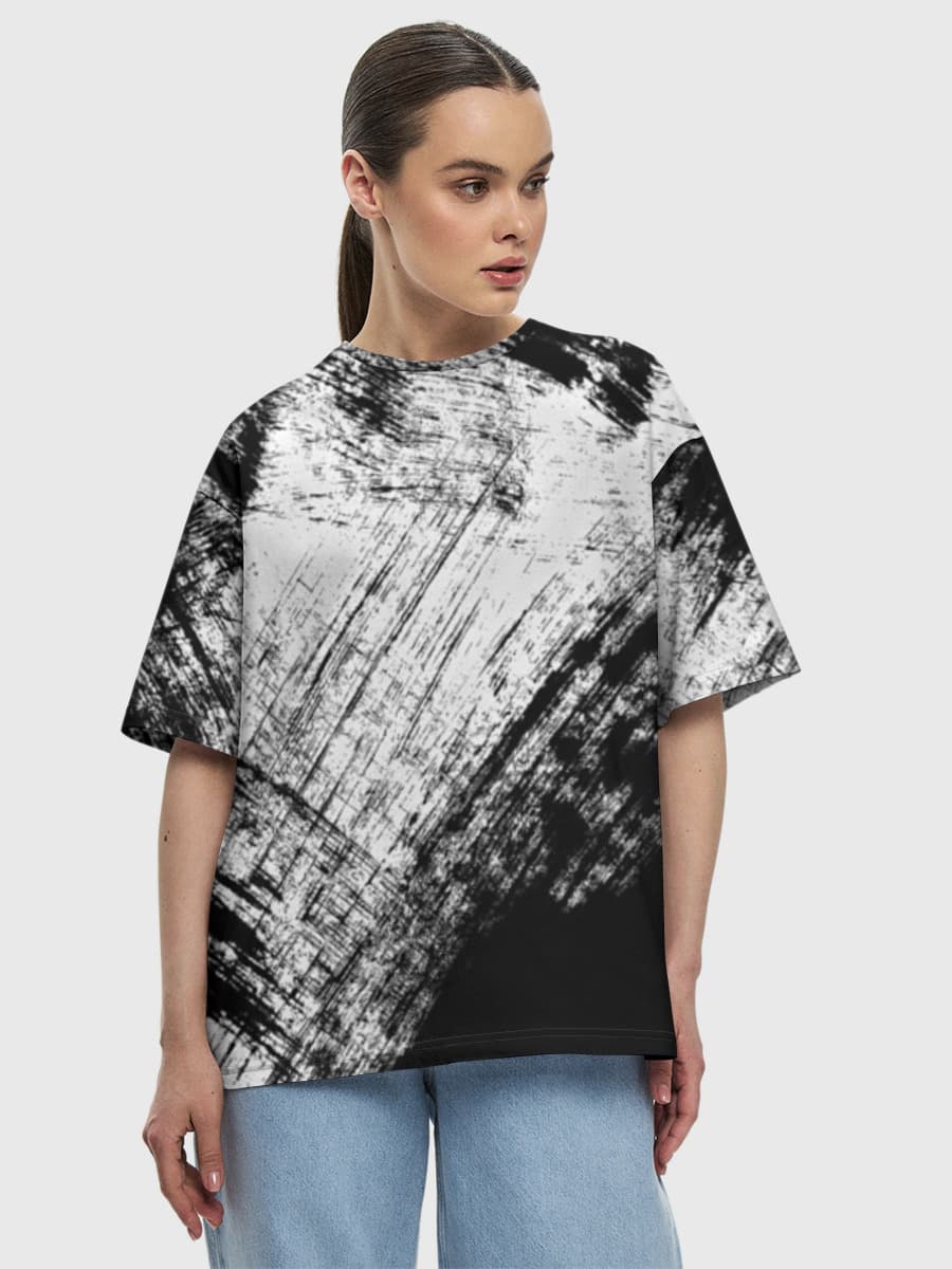 Women's oversized cotton T-shirt