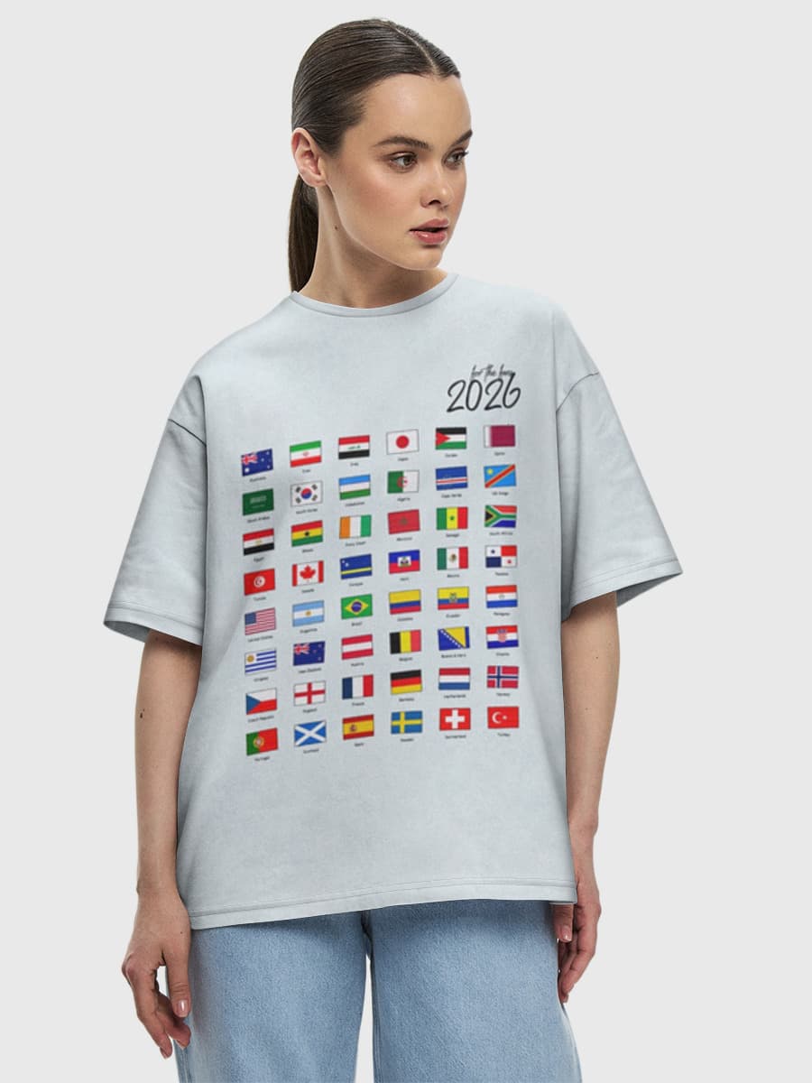 Women's oversized cotton T-shirt