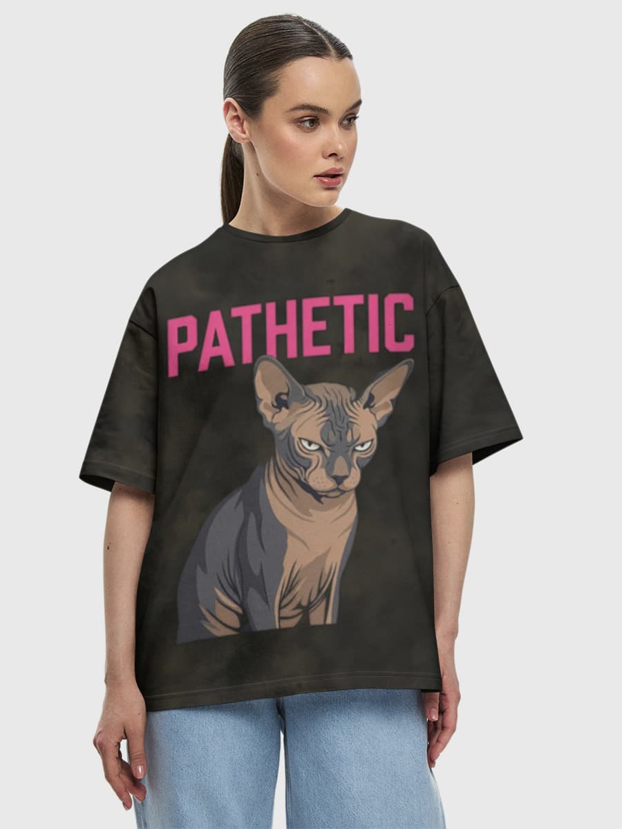 Pathetic Grumpy Sphynx Cat