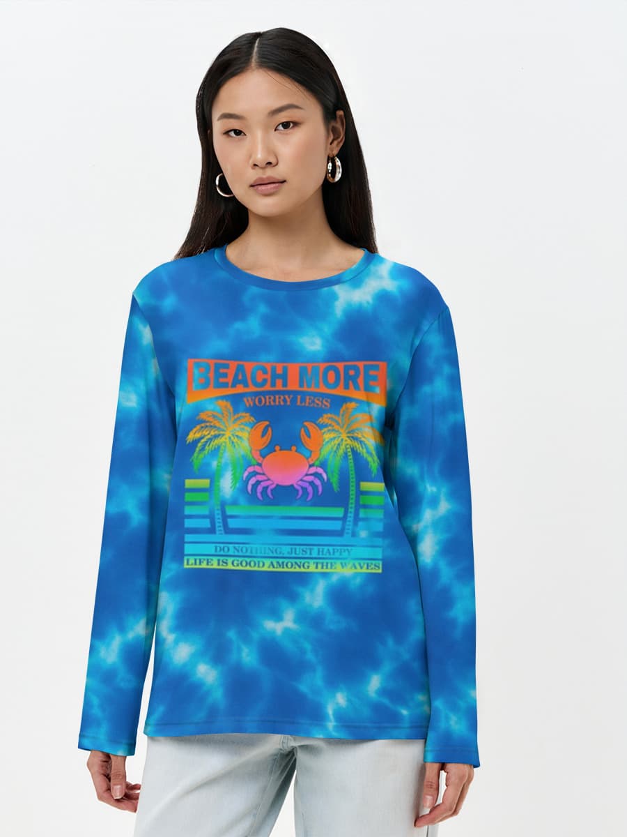 Women's long sleeve shirt. Cotton