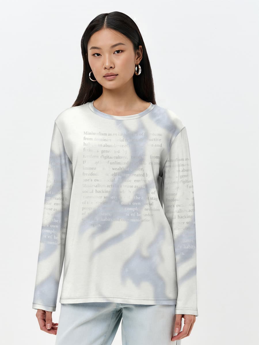 Minimalism Wave Text Aesthetic
