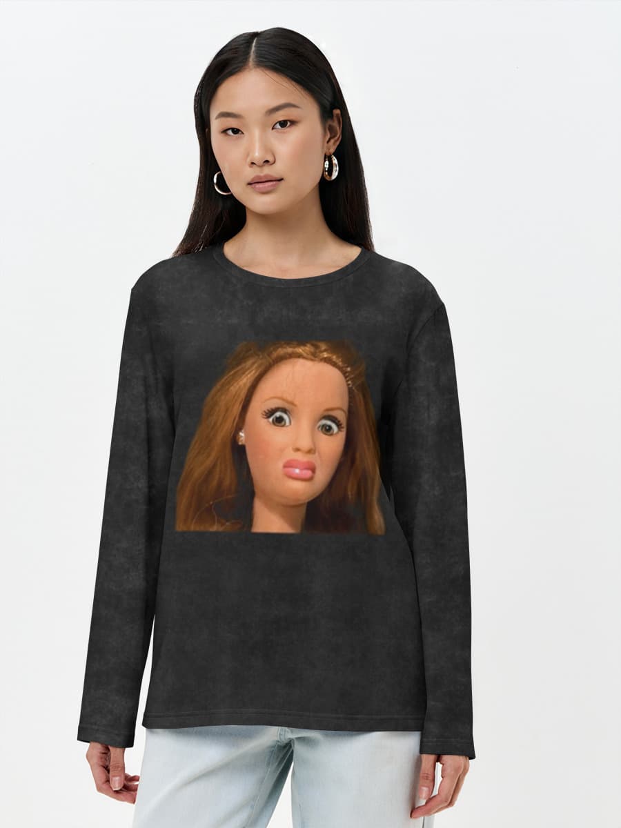 Shocked Doll Meme Expression