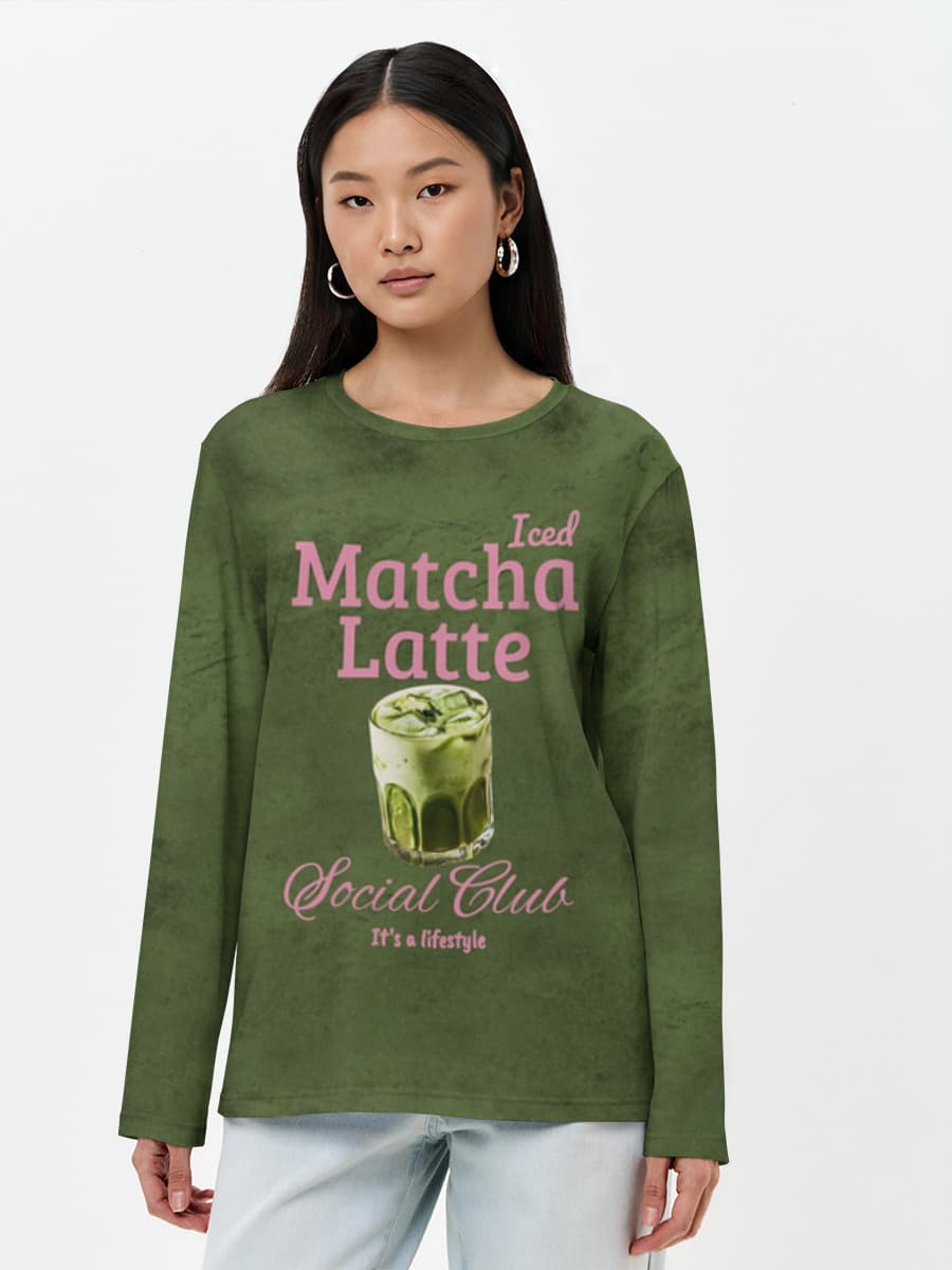 Iced Matcha Latte Social Club