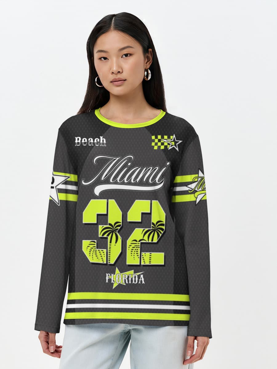 Women's long sleeve shirt. Cotton