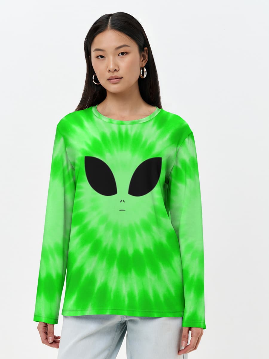 Alien Green Tie Dye