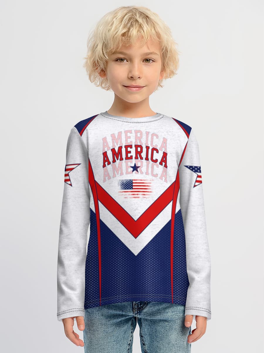 America Flag Graphic