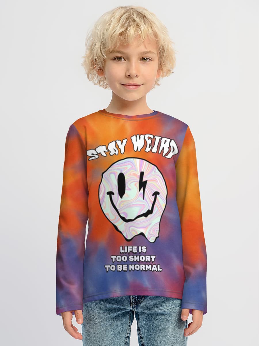 Children's cotton long sleeve shirt