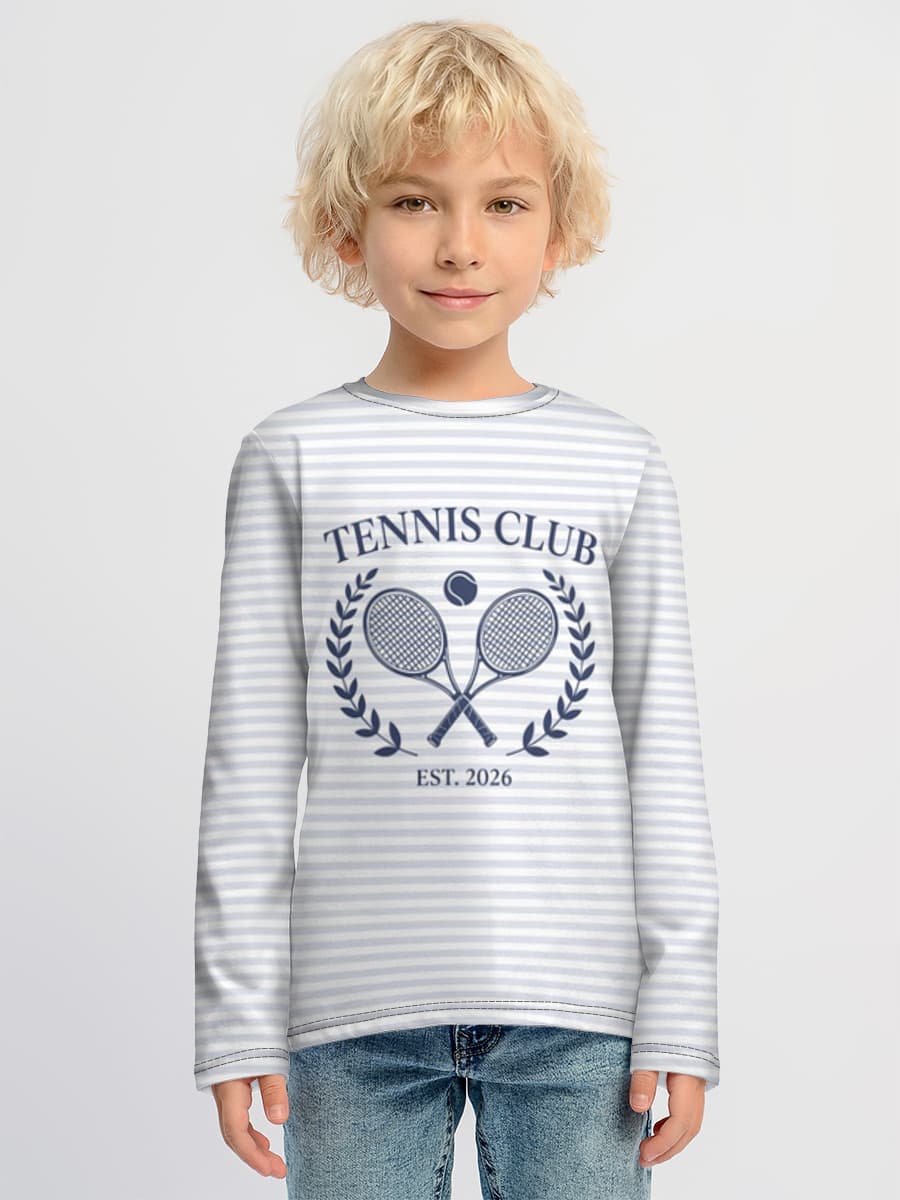 Children's cotton long sleeve shirt