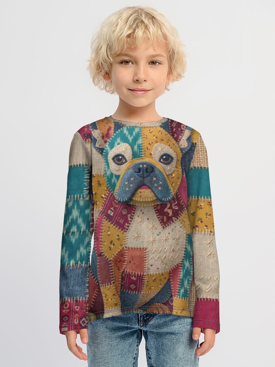 Patchwork Bulldog Attitude