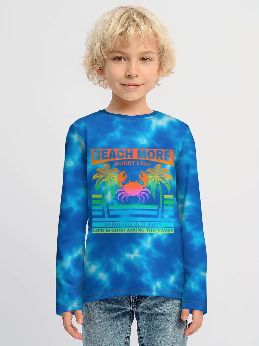 Children's cotton long sleeve shirt