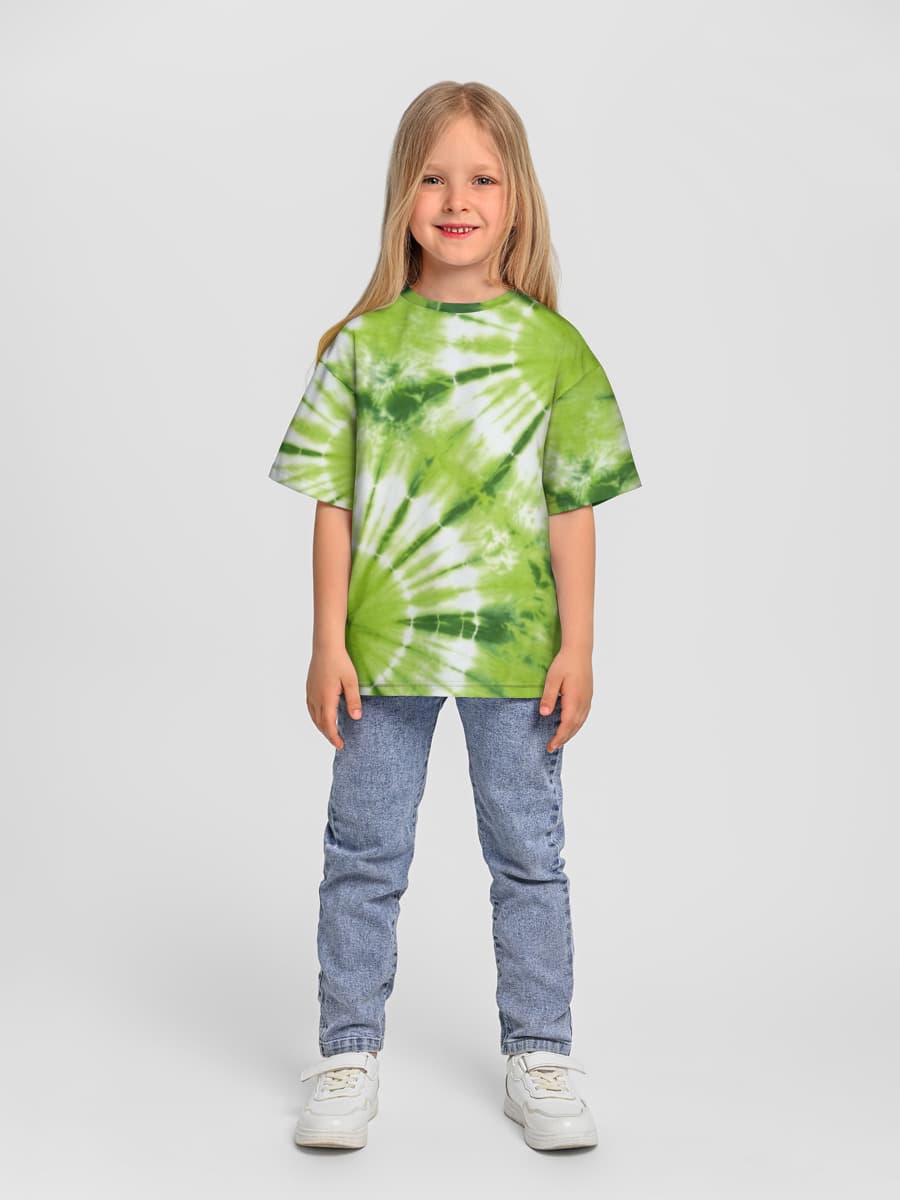 Kiwi Burst Tie-Dye Explosion