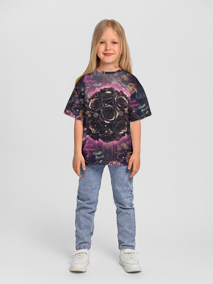 Euphoria S3 Dark Aesthetic — Children's T-shirt. Oversized
