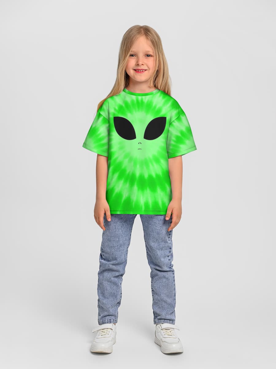 Alien Green Tie Dye